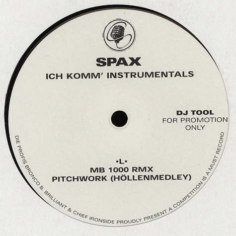 Spax - Ich komm instrumentals