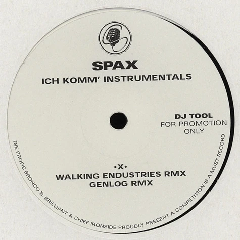 Spax - Ich komm instrumentals