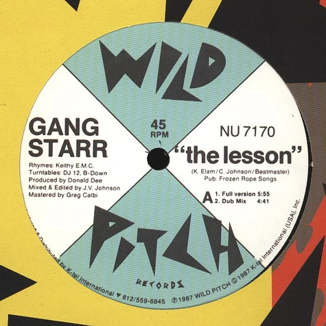 Gang Starr - The lesson