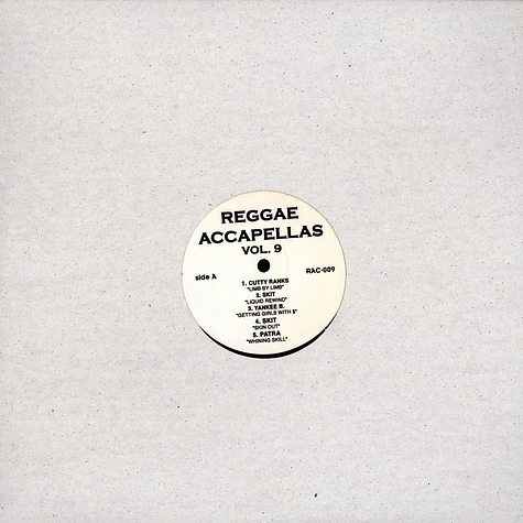Reggae Accapellas - Volume 9