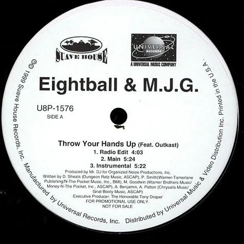Eightball & M.J.G. - Throw Your Hands Up / Armed Robbery