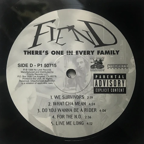 Fiend - There's One In Every Family