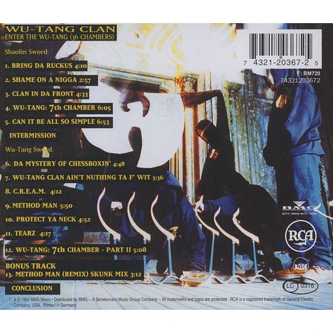 Wu-Tang Clan - Enter The Wu-Tang (36 Chambers)