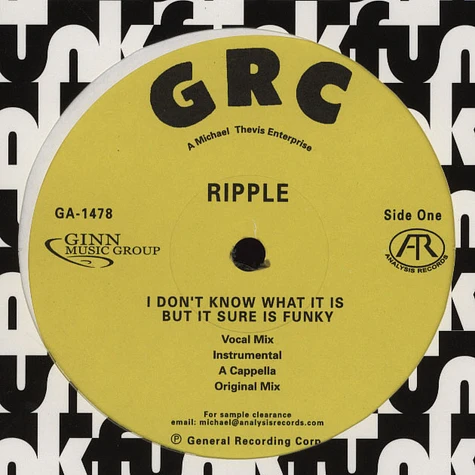 Ripple - I dont know what it is but it sure is funky