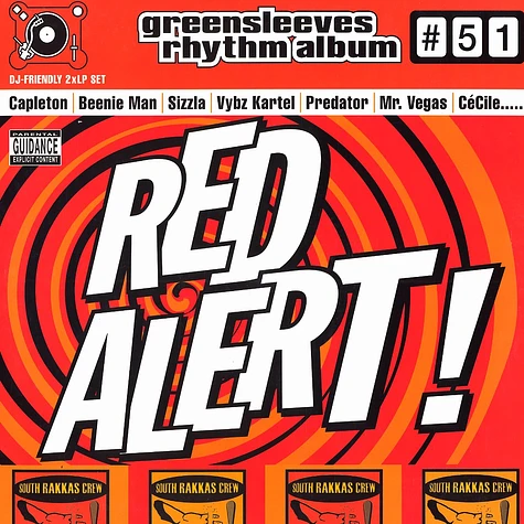 Greensleeves Rhythm Album #51 - Red alert