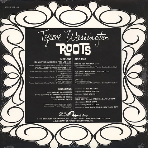 Tyrone Washington - Roots