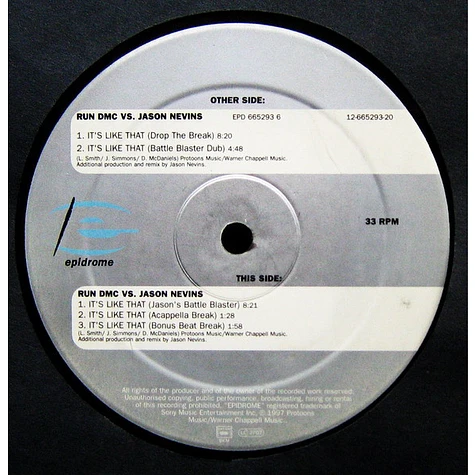 Run-DMC vs. Jason Nevins - It's Like That