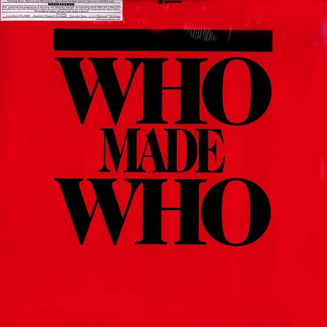 WhoMadeWho - Who made who