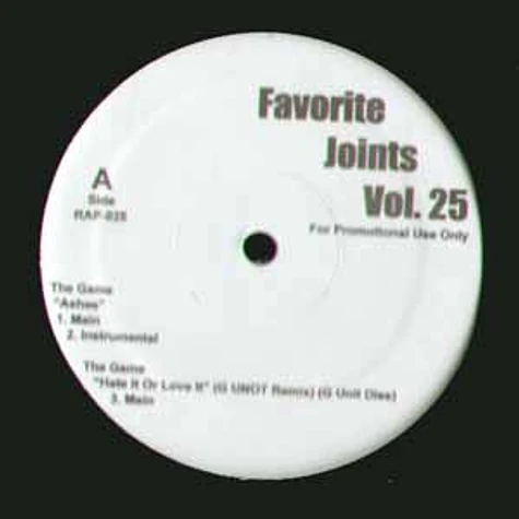 Favorite Joints - Volume 25