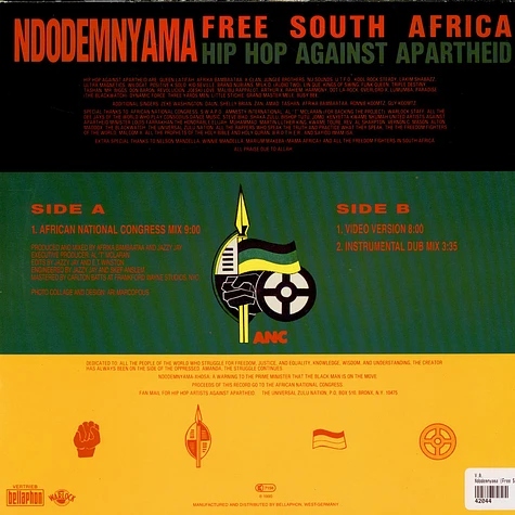 Hip-Hop Against Apartheid - Ndodemnyama (Free South Africa)