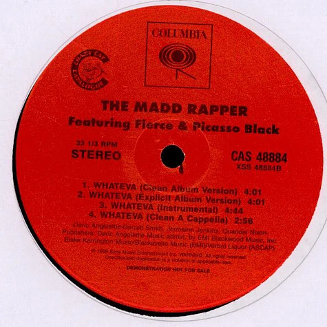 Madd Rapper - Ghetto / Whateva