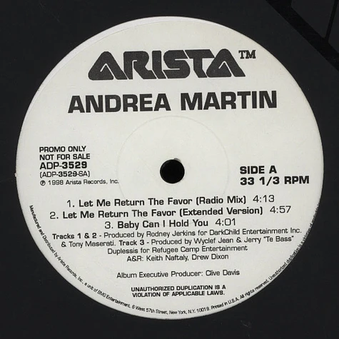 Andrea Martin - Let me return the favor