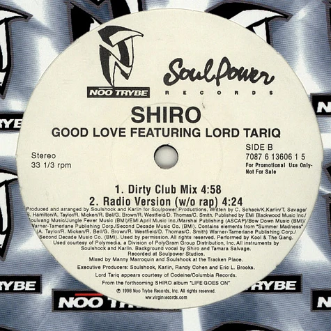 Shiro Featuring Lord Tariq - Good Love