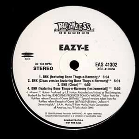 Eazy-E - Bnk feat. Bone Thugs-N-Harmony