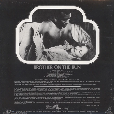 Johnny Pate - OST Brother on the run