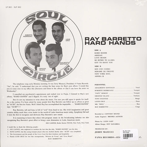Ray Barretto - Hard hands