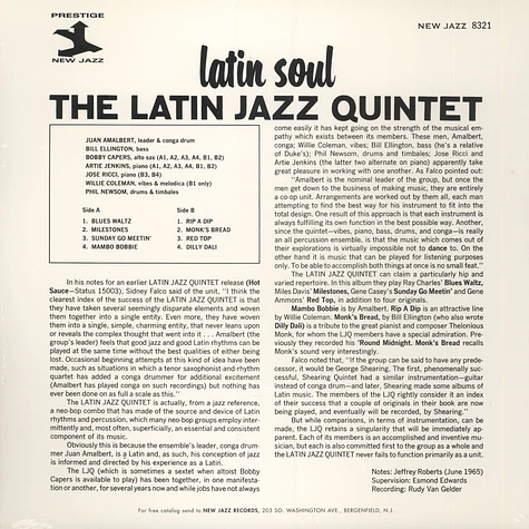 The Latin Jazz Quintet - Latin soul