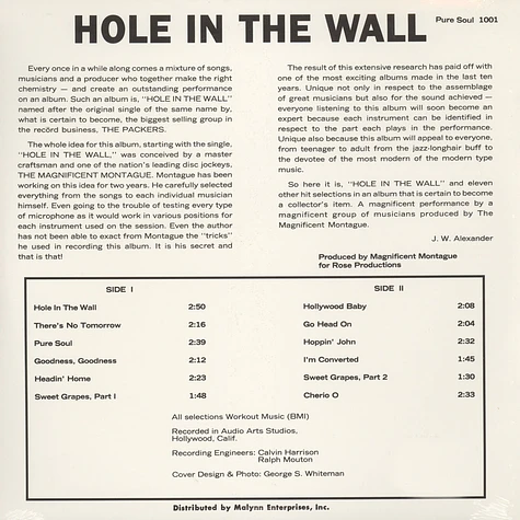 The Packers - Hole in the wall