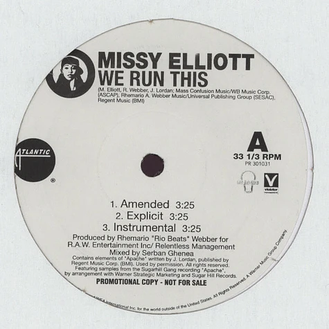 Missy Elliott - We run this