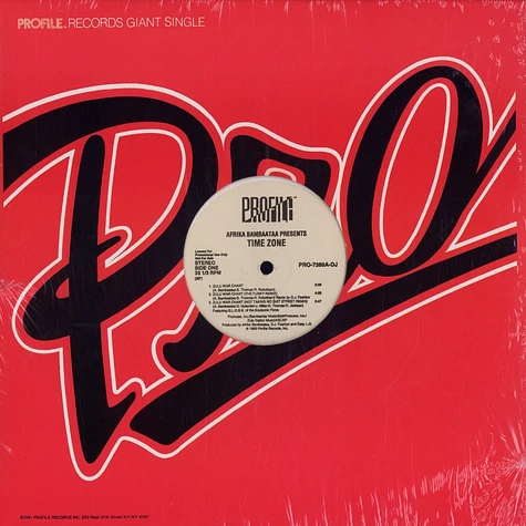 Afrika Bambaataa presents: Time Zone - Zulu war chant