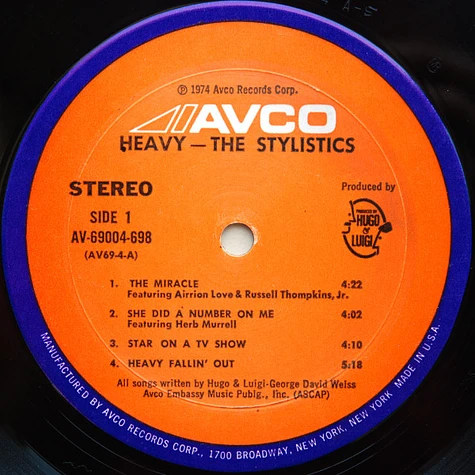 The Stylistics - Heavy