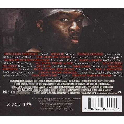 50 Cent - Music from and inspired by - Get rich or die tryin