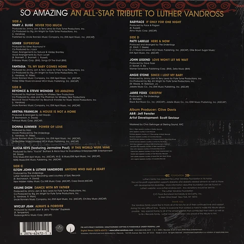 Luther Vandross - So amazing - an all-star tribute to Luther Vandross