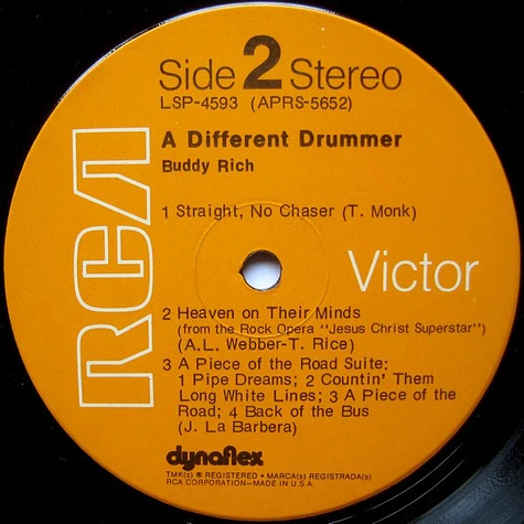 Buddy Rich - A Different Drummer