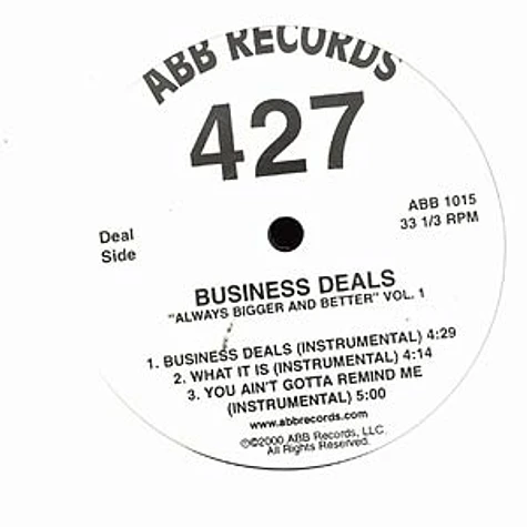 427 - Business deals
