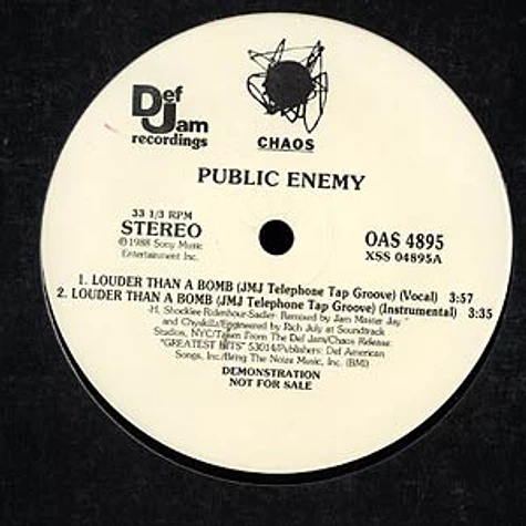 Public Enemy - Louder than a bomb
