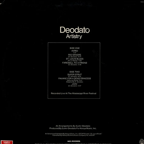 Eumir Deodato - Artistry