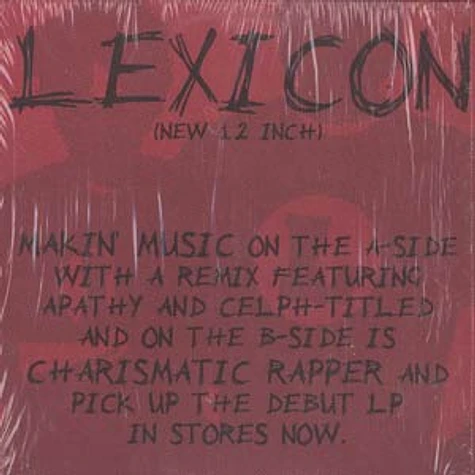 Lexicon - Makin Music