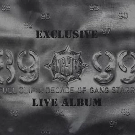 Gang Starr - Live album