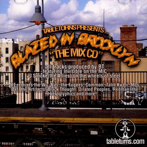 Tableturns presents - Blazed in Brooklyn - the mix cd