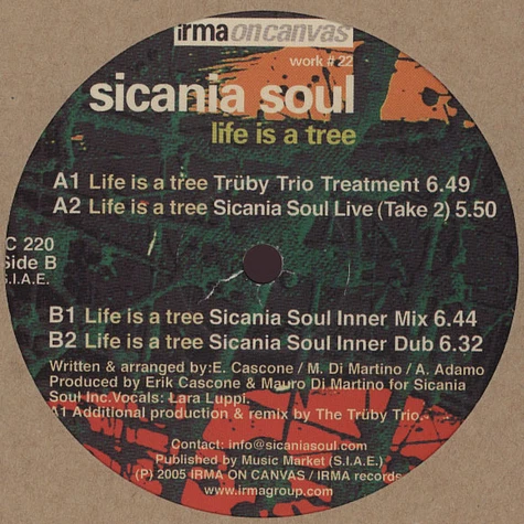 Sicania Soul - Life is a tree Trüby Trio remix
