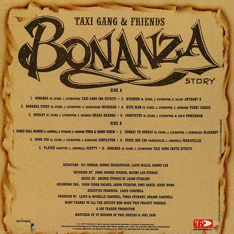 Taxi Gang & Friends - Bonanza story