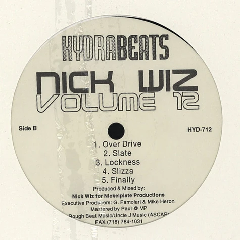 Nick Wiz - Hydra beats volume 12