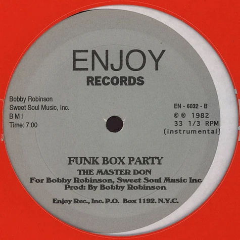 The Master Don Committee - Funk box party