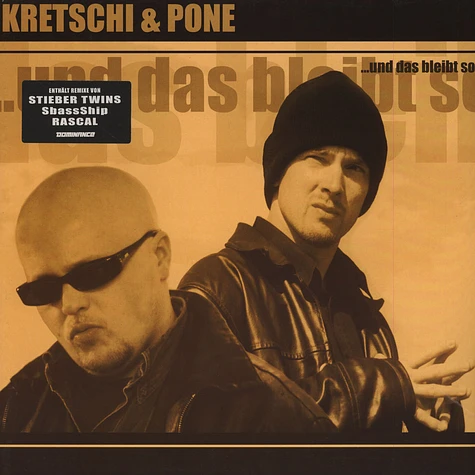 Kretschi & Pone - Und Das Bleibt So