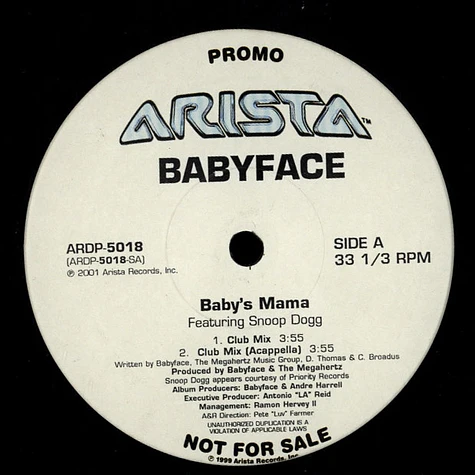 Babyface - Baby's mama feat. Snoop Dogg