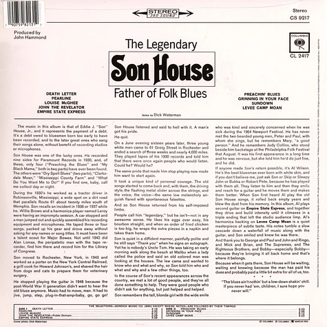 Son House - Father of folk blues