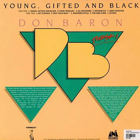 Don Baron - Young, Gifted And Black