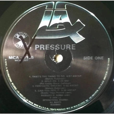 Pressure - Pressure
