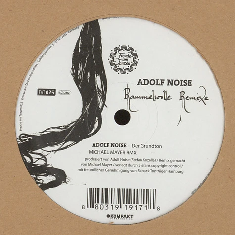 DJ Koze (Adolf Noise) - Rammelwolle Remixe