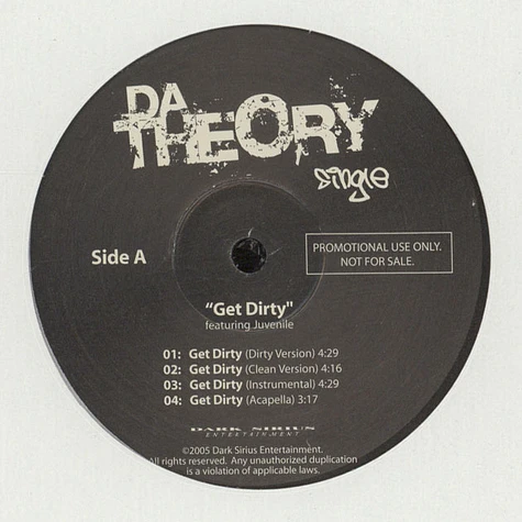 Da Theory - Get dirty feat. Juvenile