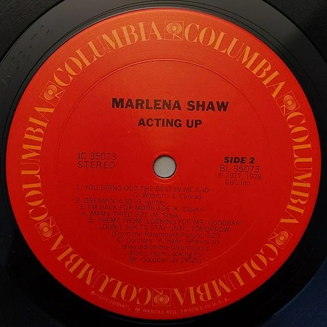 Marlena Shaw - Acting Up
