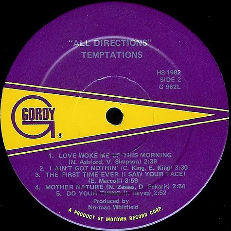 The Temptations - All Directions