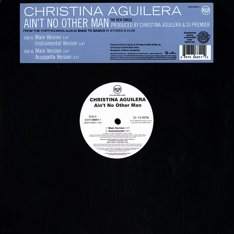 Christina Aguilera - Ain't no other man