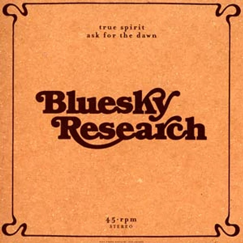 Bluesky Research - True spirit