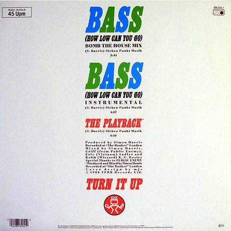 Simon Harris - Bass (How Low Can You Go)